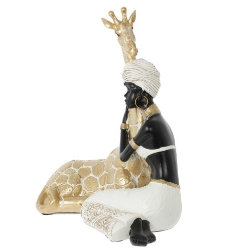 Фигурка декоративная "Африканка с жирафом", L22,5 W12 H25 см Фигурка декоративная "Африканка с жирафом", L22,5 W12 H25 см