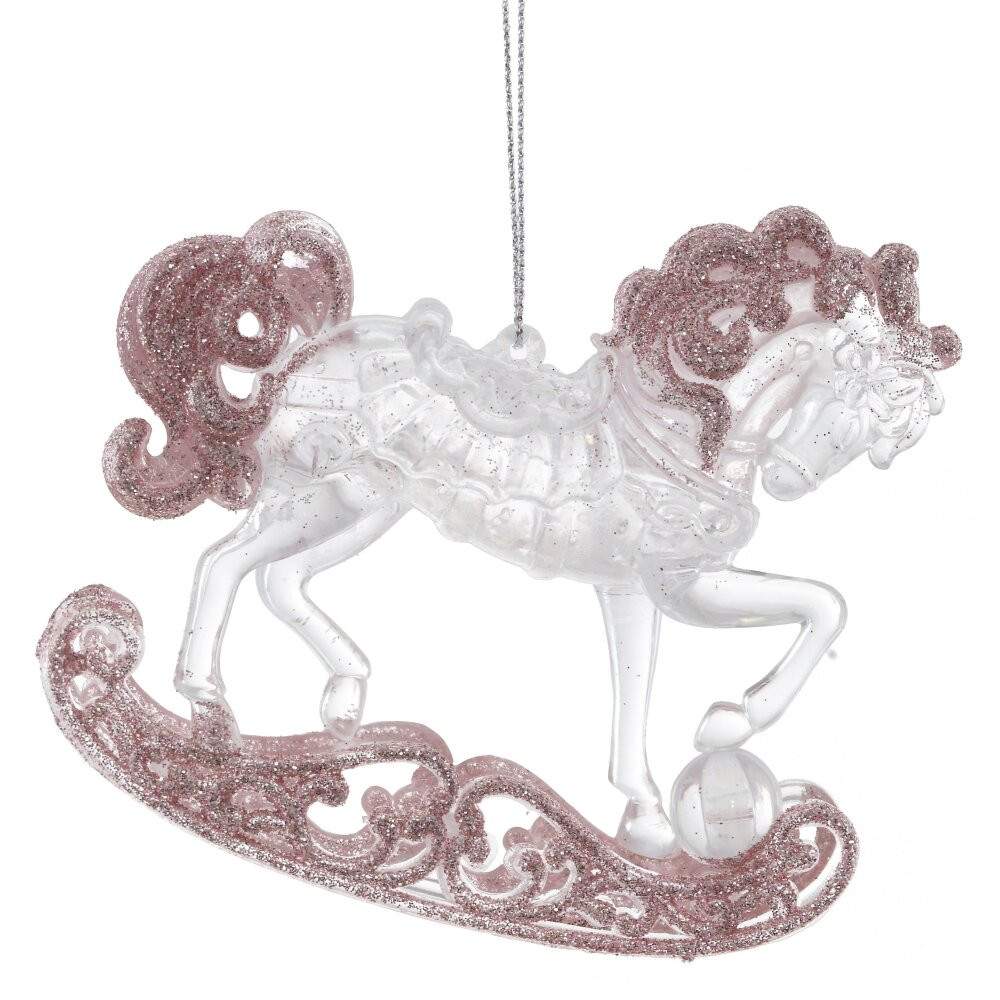 Украшение новогоднее "Лошадка", L10,5 W3 H9 см
