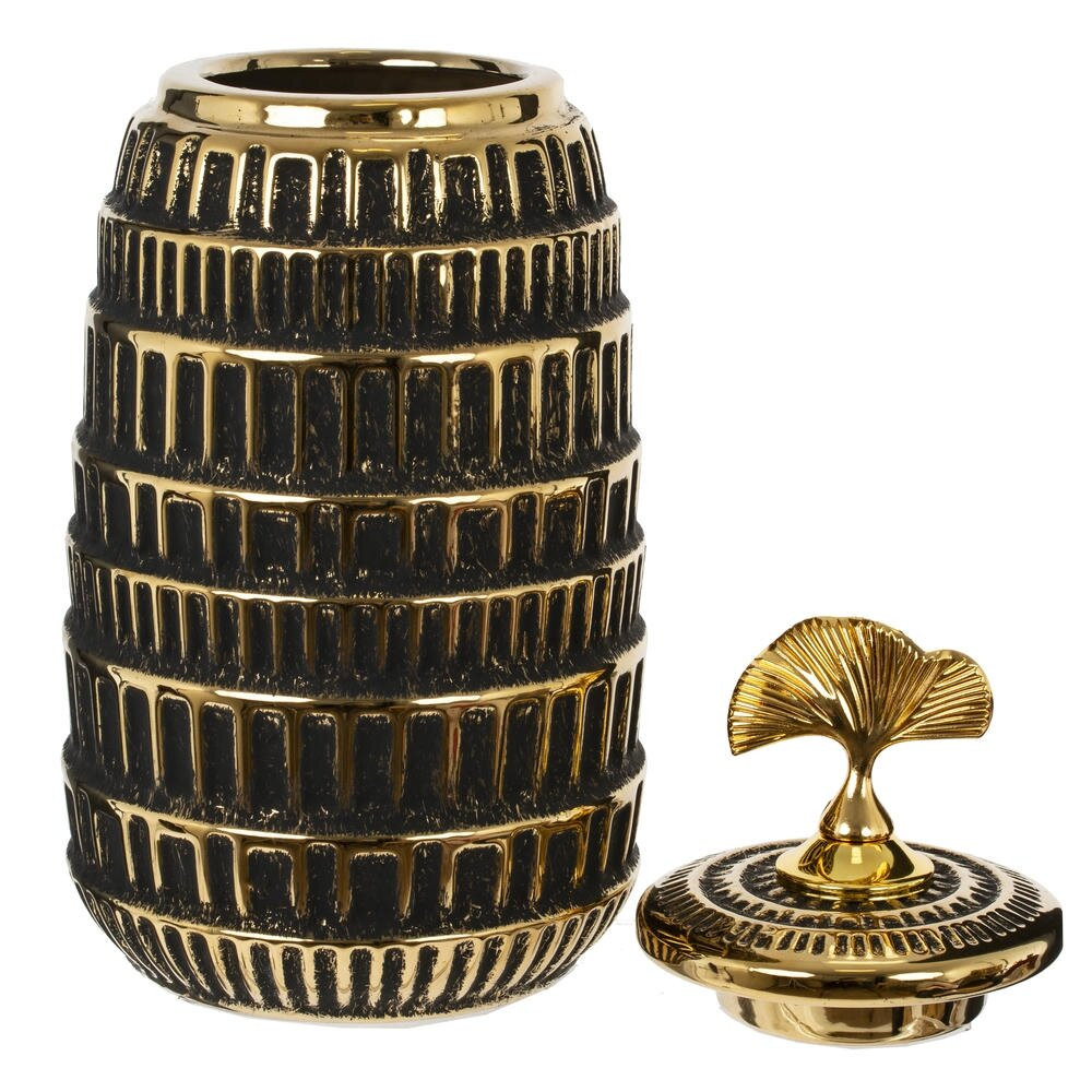 Ваза с крышкой, 2750 мл, L14,5 W14,5 H31 см