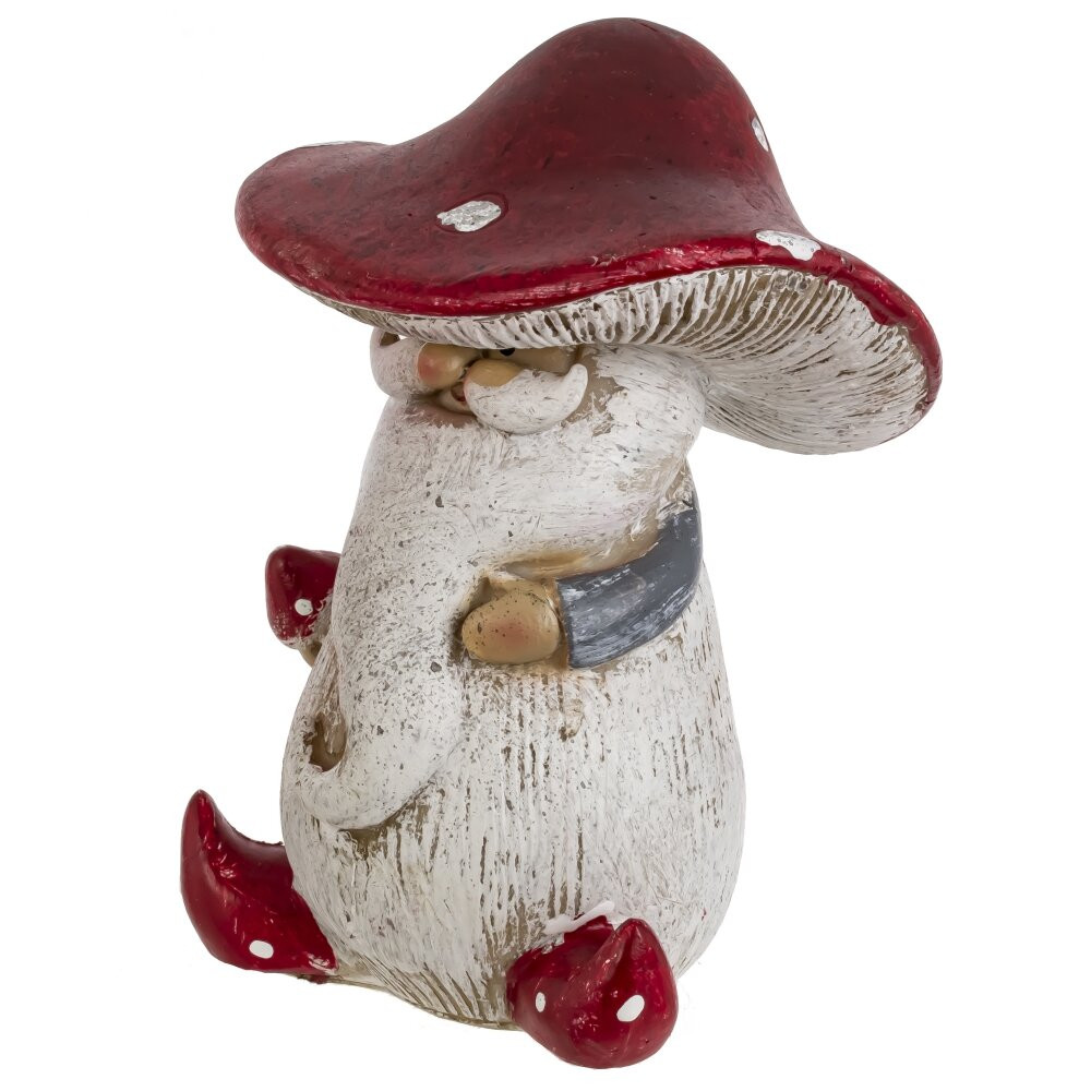Фигурка декоративная "Гриб", L8,5 W8,5 H10,5 см
