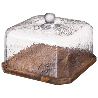 Блюдо Сервировочное "Aqua" с Крышкой Диаметр 24,5 см Высота 17 см