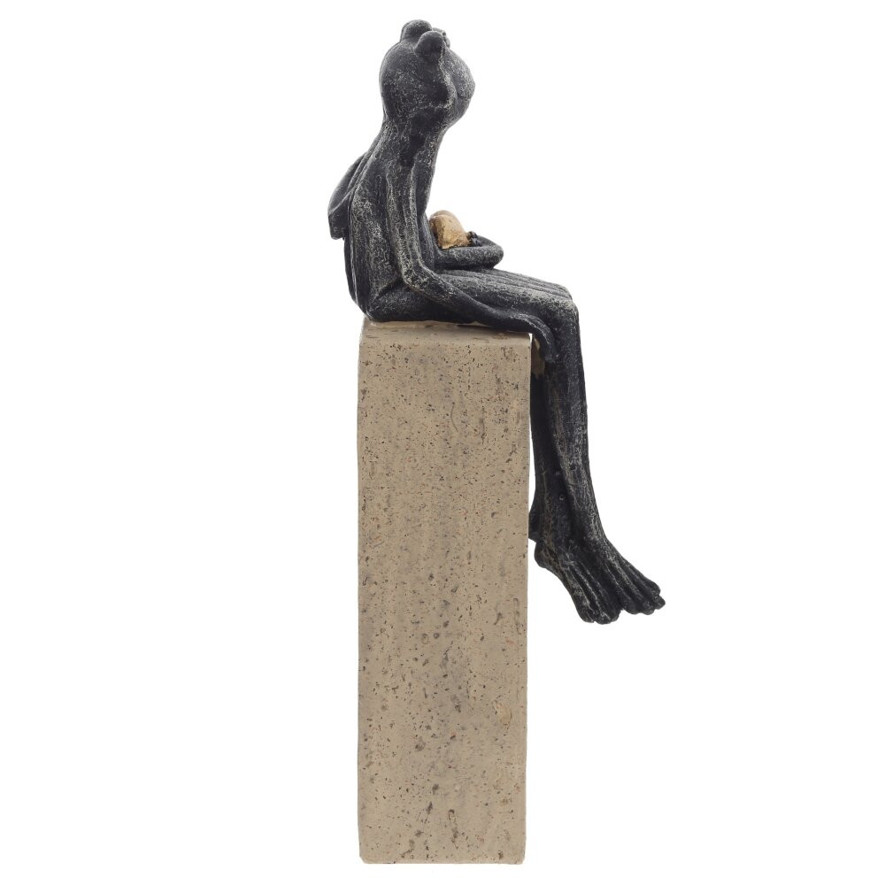 Фигурка декоративная "Лягушки", L10 W10,5 H27 см