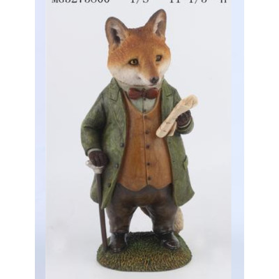 Фигурка интерьерная  Лис с газетой