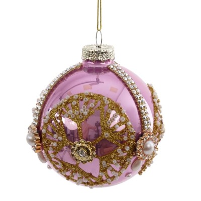 Украшение новогоднее "Шар", D 8 см, L8 W8 H10 см Украшение новогоднее "Шар", D 8 см, L8 W8 H10 см