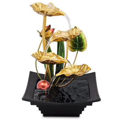FNT-07 Настольный фонтан "Золотая лилия"