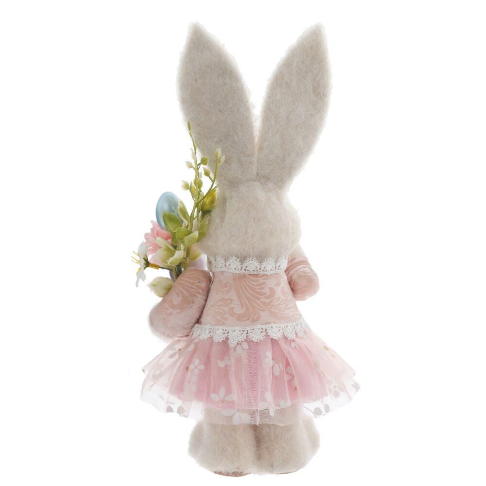 Фигурка декоративная "Зайка", L9,5 W10 H32 см