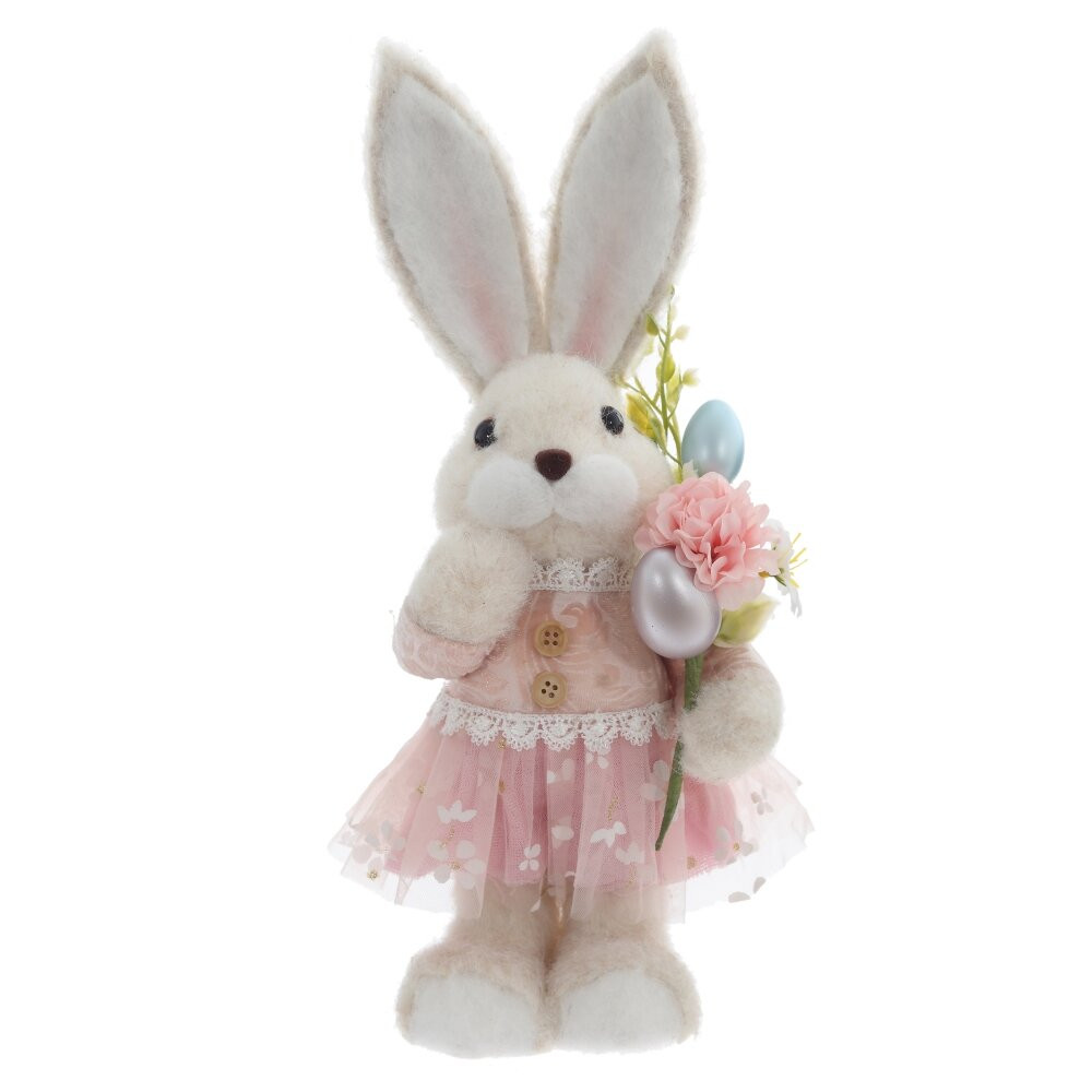 Фигурка декоративная "Зайка", L9,5 W10 H32 см