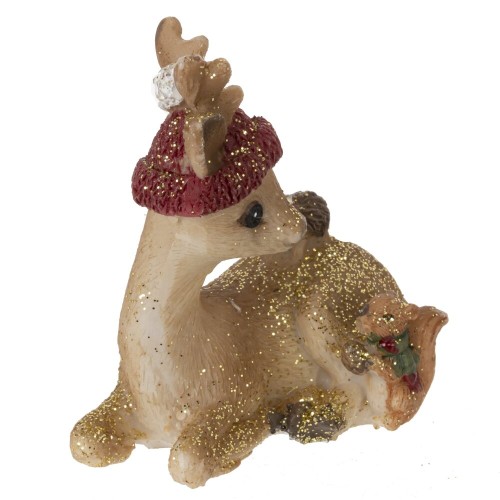 Фигурка декоративная "Олень", L5,5 W3 H5 см Фигурка декоративная "Олень", L5,5 W3 H5 см
