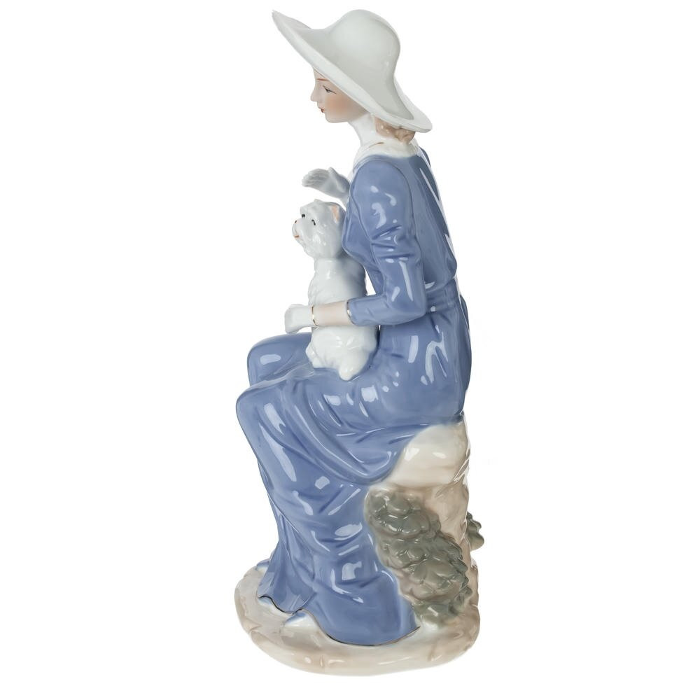 Фигурка декоративная "Девушка", L11,5 W9 H23,5 см