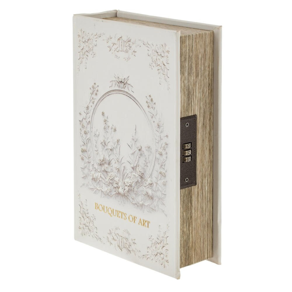 Шкатулка-книга с кодовым замком, L18 W7 H27 см