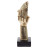 Фигурка декоративная "Задумчивость" золото, L5 W4,5 H16 см