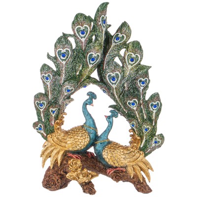 Фигурка Декоративная "Павлины" 24х11х34см