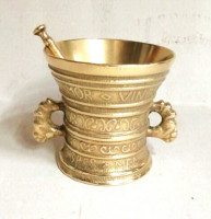 Ступка латунная "Herbs " 