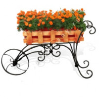 Декоративная садовая тележка "Love art"  