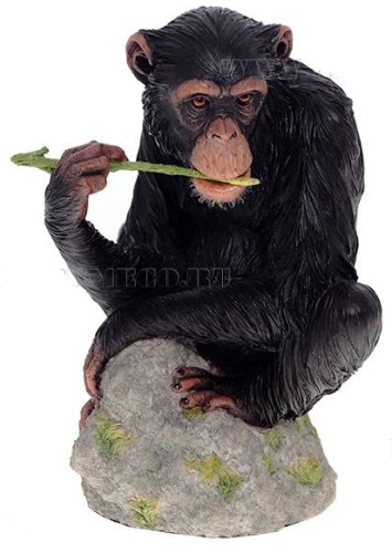 Декоративная фигурка "Обезьяна с травинкой" Декоративная фигурка "Обезьяна с травинкой"