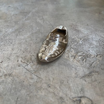 Пепельница латунь резная FIRKI никелированная