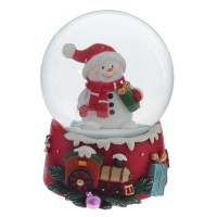 Фигурка декоративная в стекл. Шаре "Новый год", D 6 см, L6,5 W6,5 H8,5 см, 2в.