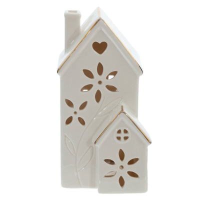 Фигурка декоративная "Дом" (подсветка, 3xLR44 н/п),  L7,5 W6,5 H14 см