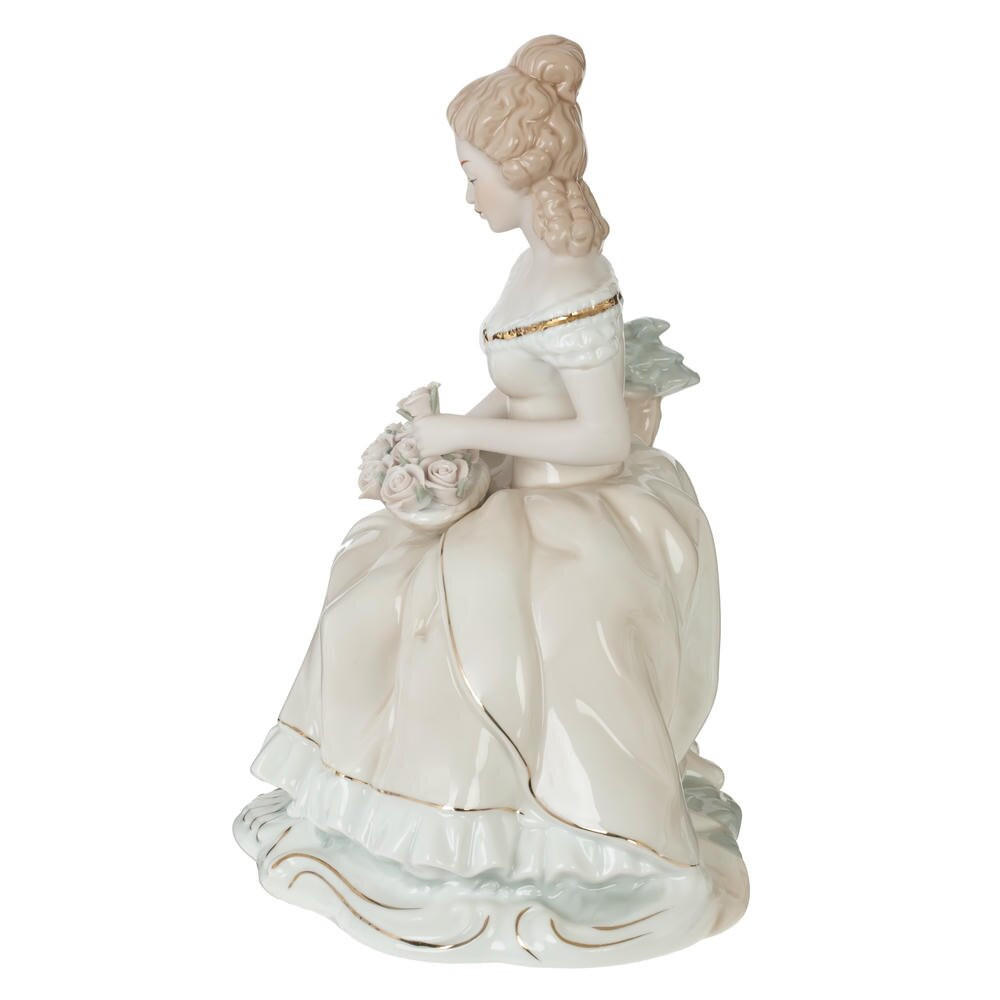 Фигурка декоративная "Девушка", L18 W13,5 H23,5 см