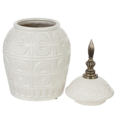 Ваза с крышкой, 1800 мл, L15 W15 H28 см