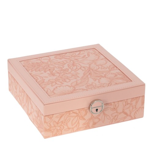 Шкатулка для украшений с дорожным футляром, L25 W25 H9 см