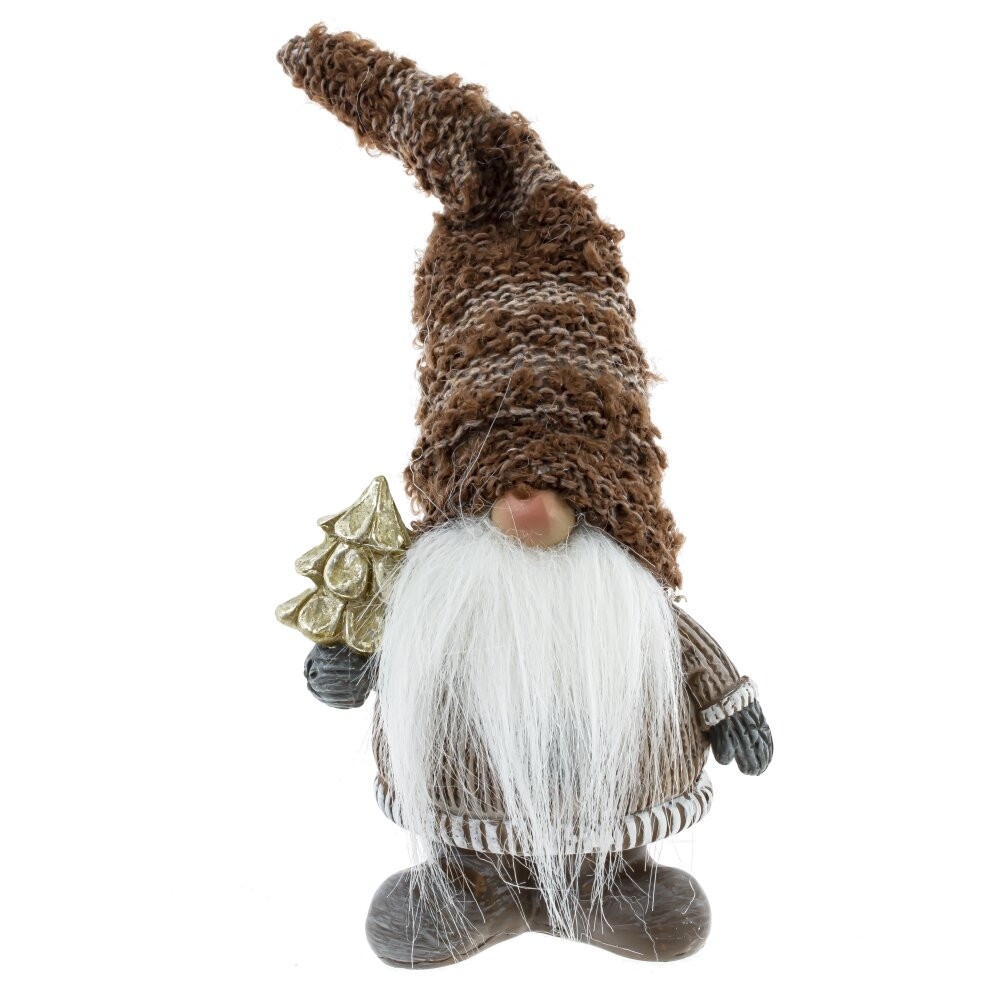 Фигурка декоративная "Гном", L8,5 W5 H20/10 см, 2в.