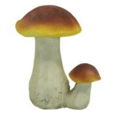 Декоративная садовая фигурка "Грибок боровичок двойной"   