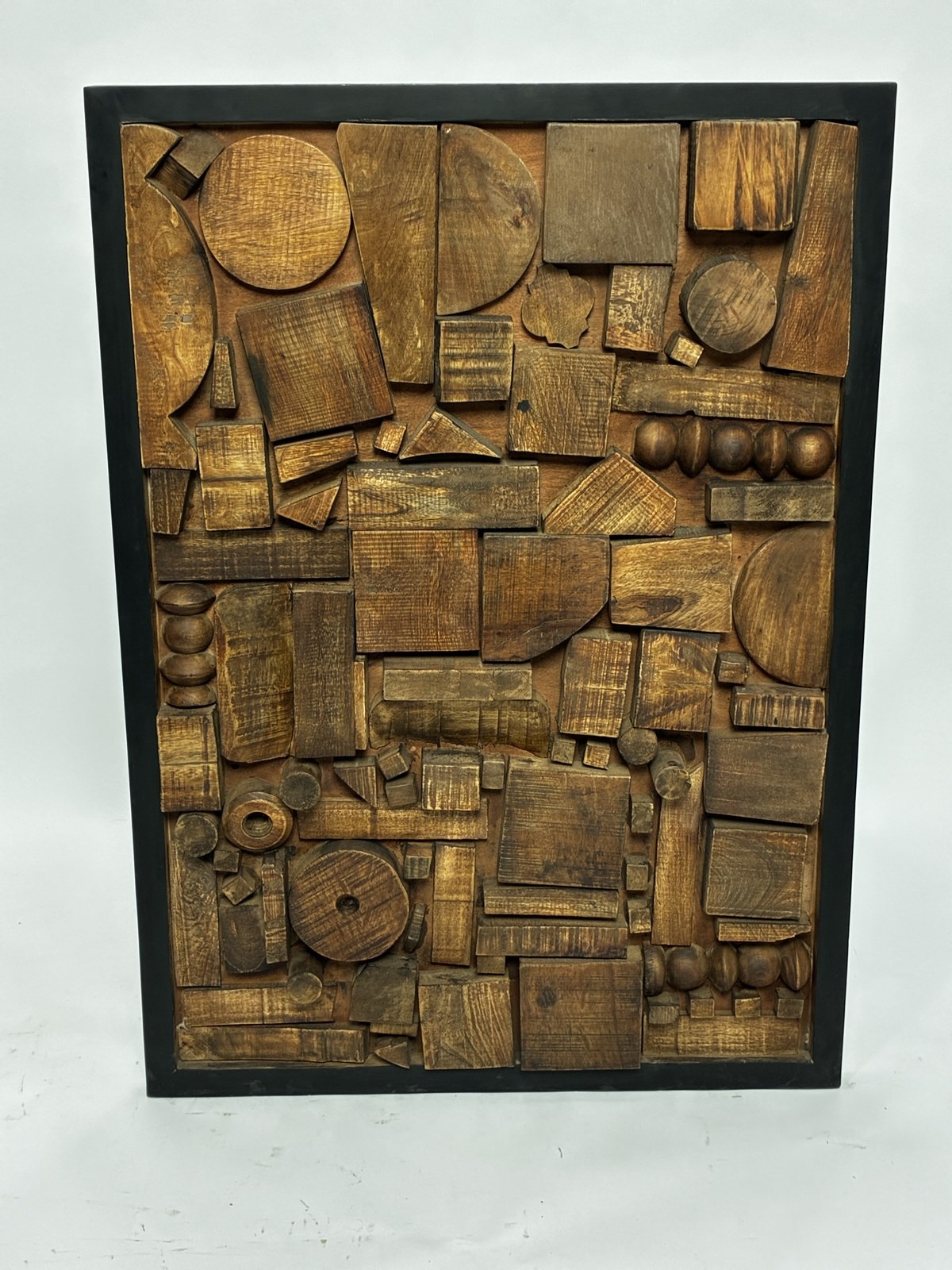 Панно настенное резное, дерево манго, 107×76 см
