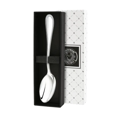 Ложка чайная "Капелька" посеребренная