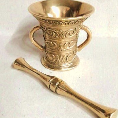 Ступка латунная "Ворожея"  