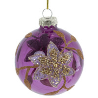 Набор из 12шт Украшение новогоднее "Шар", D 8 см, L34 W25 H9 см