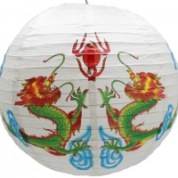 Китайский фонарик "Два дракона" 2 шт.