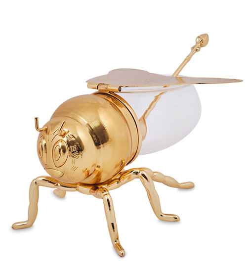 GSM-168/1 Соусник с ложечкой "Пчела"