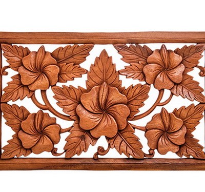 Настенное панно "Цветы плумерии"       