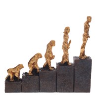 Фигурка декоративная "Эволюция человека", L21 W4 H19,5 см