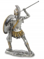 Интерьерная статуэтка "Спартанец с копьем"