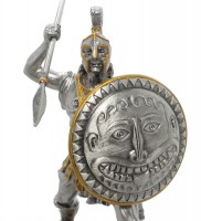 Интерьерная статуэтка "Спартанец с копьем"