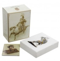 Интерьерная статуэтка "Спартанец с копьем"