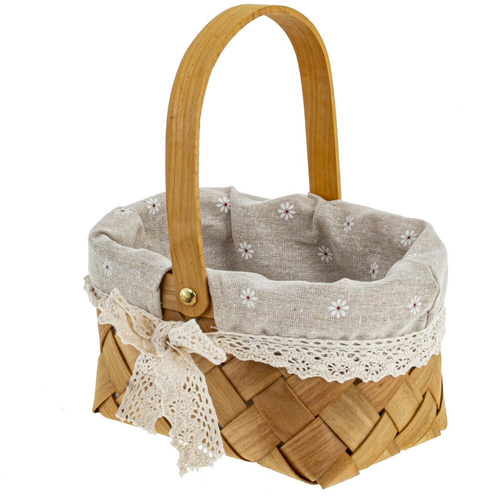 Корзина, L20 W17 H24/12 см