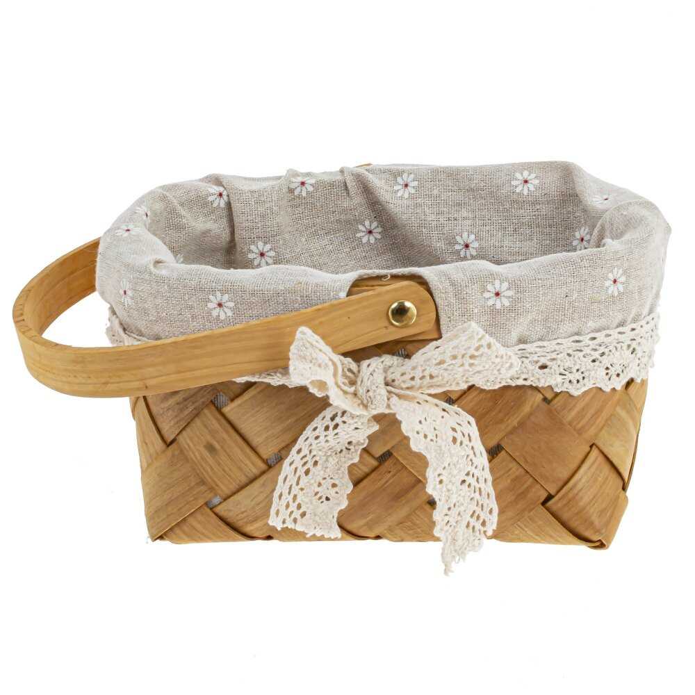 Корзина, L20 W17 H24/12 см