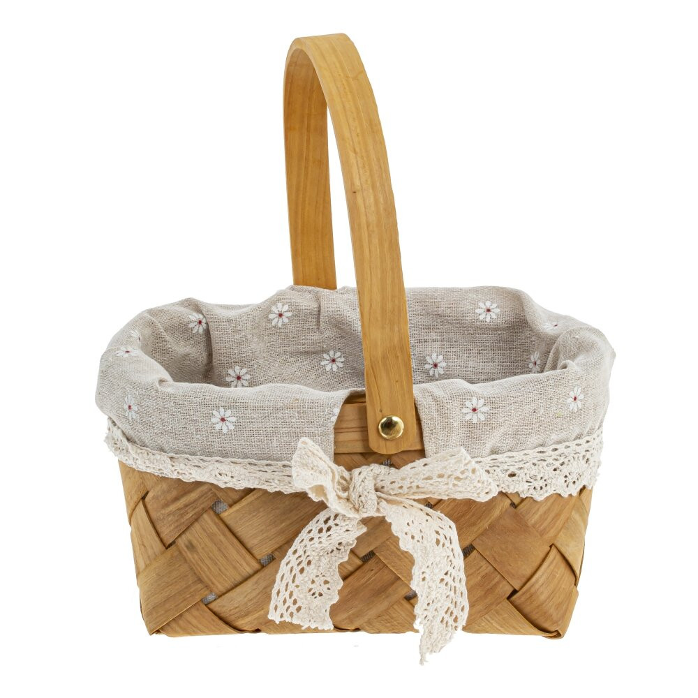 Корзина, L20 W17 H24/12 см