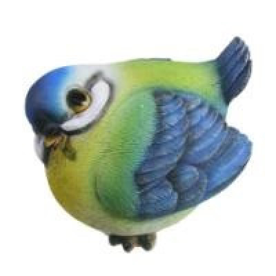 Декоративная садовая фигурка "Желто-голубая синичка"                