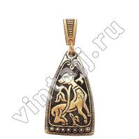 Подвеска "Зверь с процветшим хвостом"