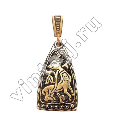 Подвеска "Зверь с процветшим хвостом"