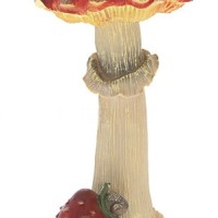 Декоративная садовая фигурка "Сказочный мухомор с божьей коровкой"