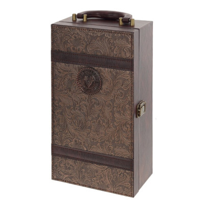 Шкатулка для бутылки с набором сомелье "Вино"