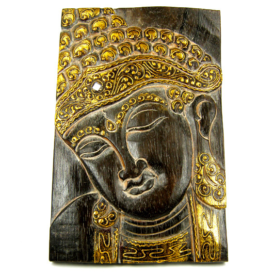 Панно Будда 19×30 см, дерево