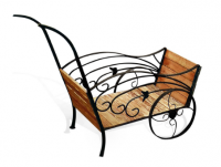 Декоративная садовая тележка "Летний палисадник" 