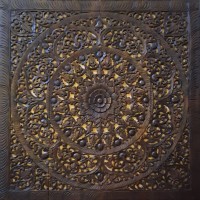 Панно из тика "Этношик" 120х120 см