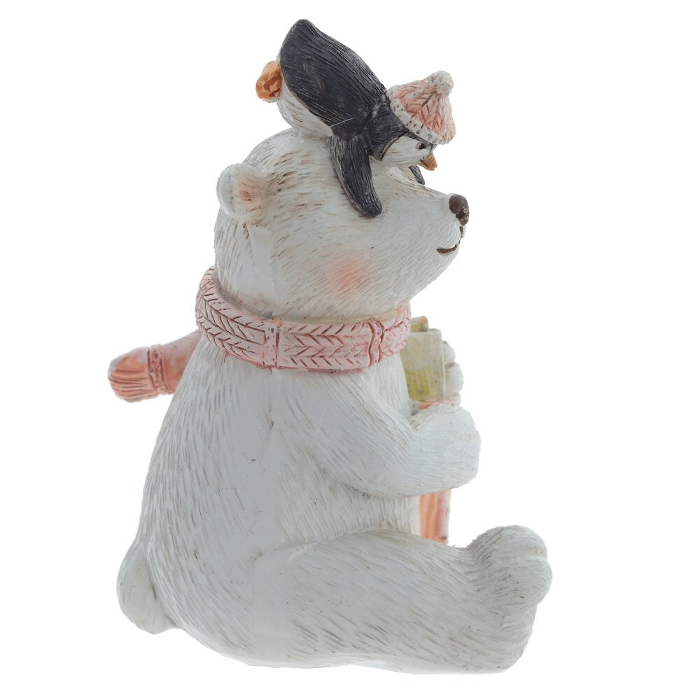 Фигурка декоративная "Медвежонок", L6,5 W6 H8 см